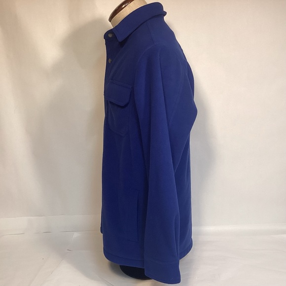 Men’s Duluth Trading Co Shoremans blue Fleece Jacket size medium Royal Blue - Picture 6 of 10
